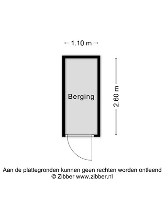 Floorplan - Baroniestraat 109A, 5281 JC Boxtel